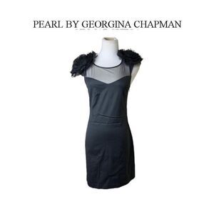 Pearl by Georgina Chapman Black Dress. Sz 4